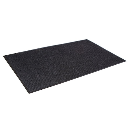 Crown Matting Technologies Scraper/Wiper Mat, Polypropylene and polyester fiber, 5/16" Thick, Charcoal, 3' W x 10' L NR 0310CH